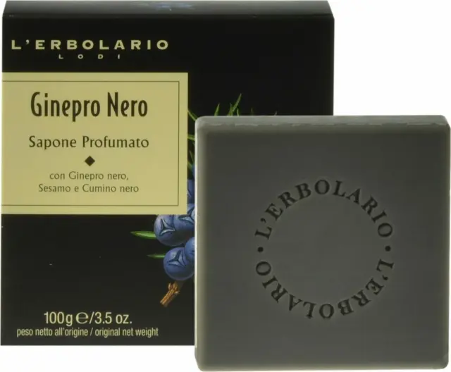 L'Erbolario Ginepro Nero Αρωματικό Σαπούνι 100g