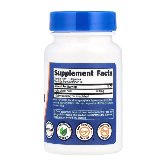 Nutricost Alpha Lipoic Acid 600 mg 2