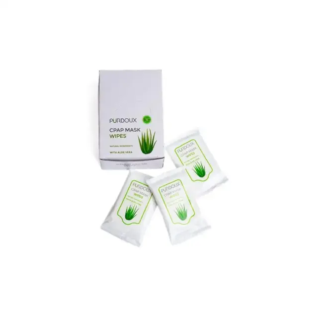 Μαντιλάκια Ταξιδιού Καθαρισμού Μασκών CPAP Aloe Vera Choice One Medical 2