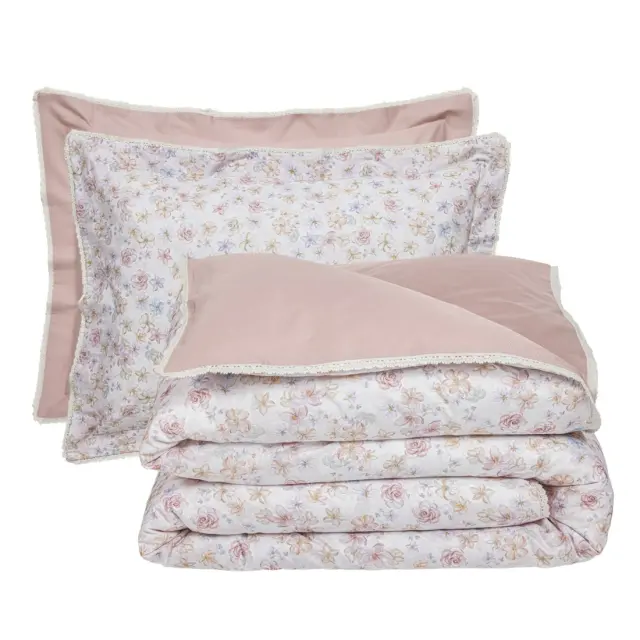 Σετ Παπλωματοθήκη 220x240 Υπέρδιπλη Prestige Das Home 1727 Multicolor 100% Βαμβακοσατέν 3