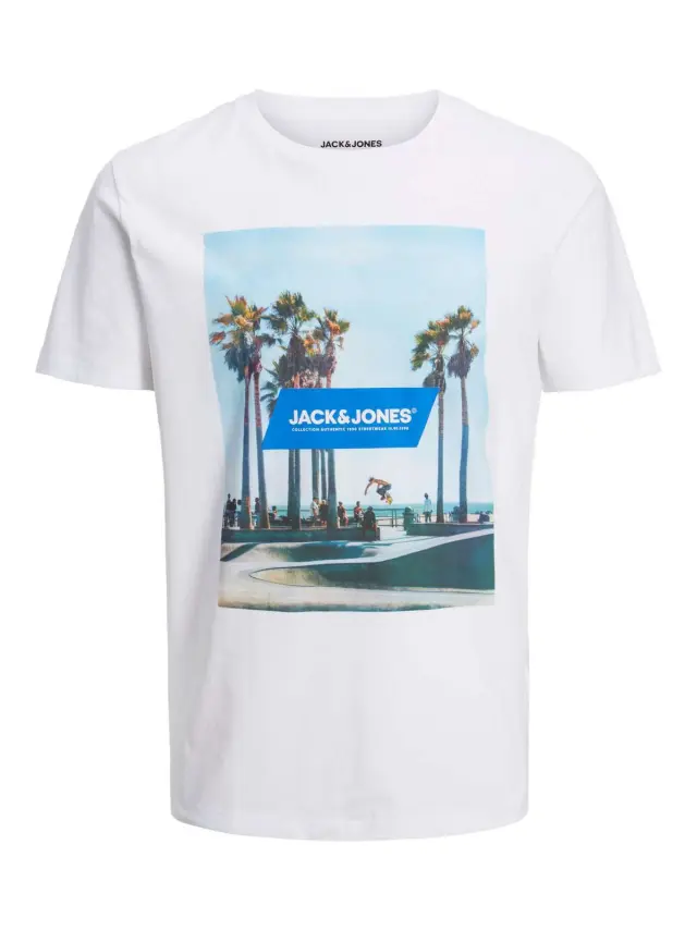 JJGEM TEE SS CREW NECK White