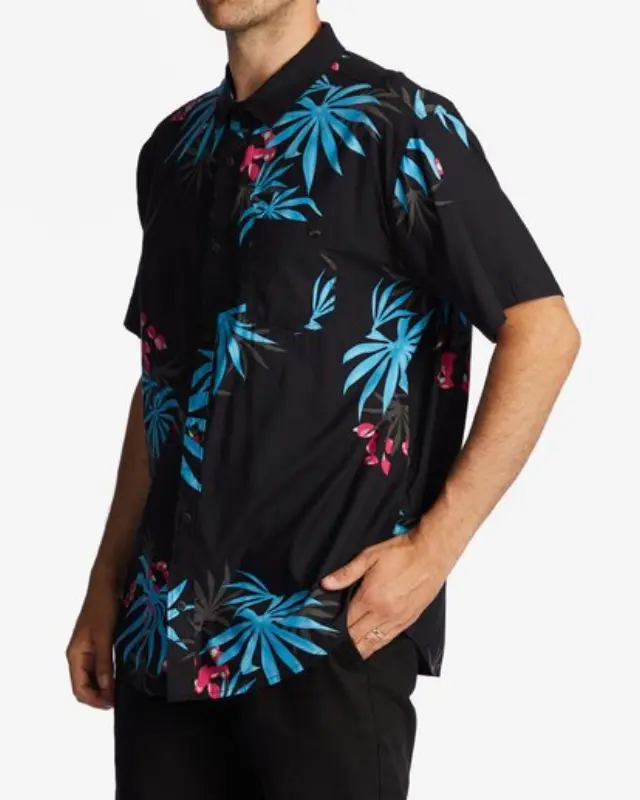 BILLABONG SUNDAYS ΠΟΥΚΑΜΙΣΟ ΑΝΔΡΙΚΟ - ABYWT00234-BLK BLACK BLACK 3