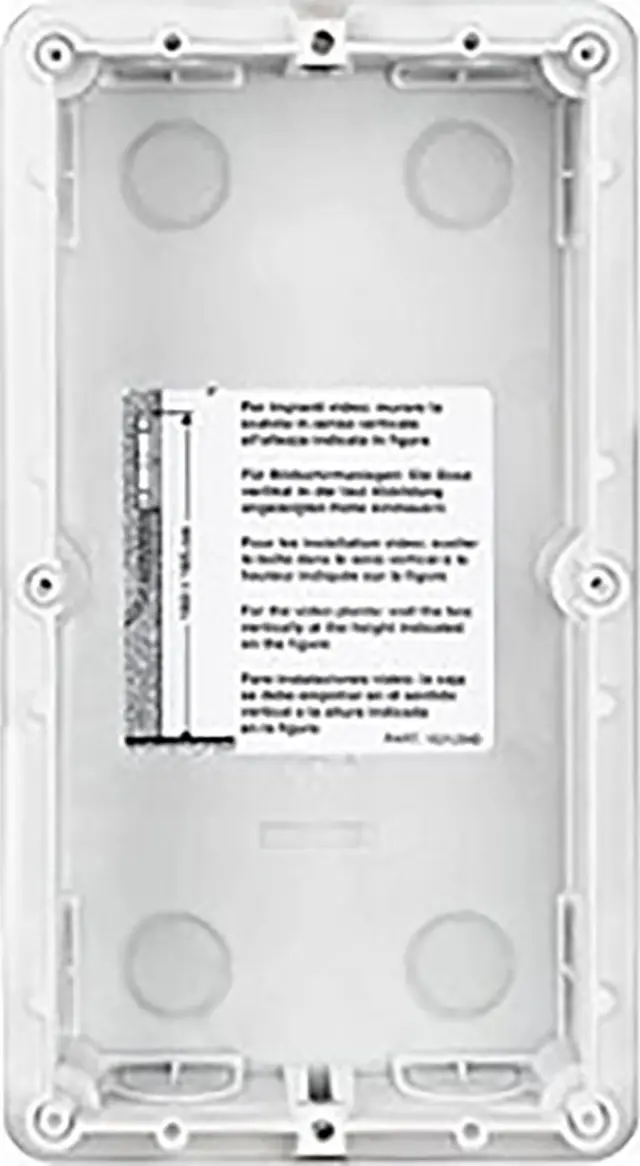 Sfera Plastic flush-mounting box - 2 modules