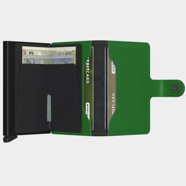 Δερμάτινο Πορτοφόλι Secrid Miniwallet Matte Bright Green Πράσινο - ONESIZE 3