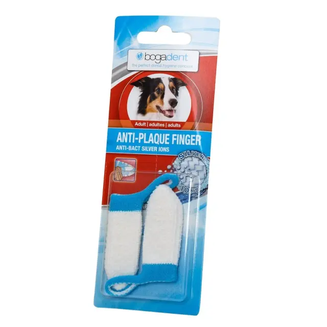 BOGAR Bogadent&reg; Anti-plaque finger - finger cover for removing dental plaque &ndash; 2 pcs