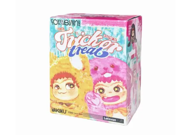 Wakuku Fuzzy Dolls Fox & Bunny Pvc Blind Box Mystery Plush Vinyl Doll Oem (Διάφορα Σχέδια Τυχαία Επιλογή)