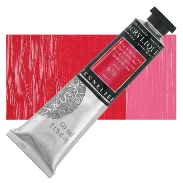 Ακρυλικό Sennelier Extra Fine - 679 Quinacridone Red S4 - 60ml