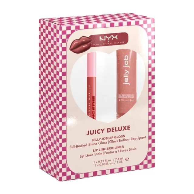 Set Lip Jelly Job 05 Honey It's Jelly 8ml & Lip Lingerie Juicy Deluxe Send Nudes 09 1τμχ