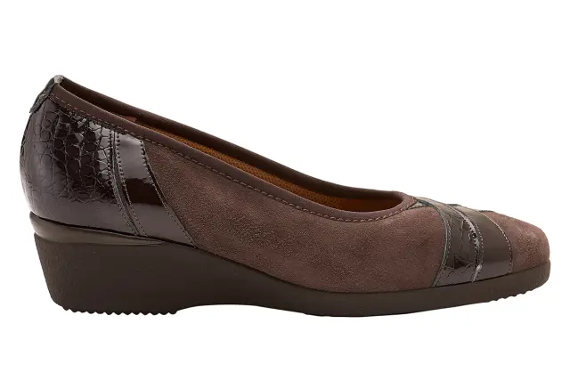 Soffice Sogno Μπαλαρίνες Γυναικείο δέρμα Nubuck/δέρμα λουστρίνι Καφέ ASS/7021 TUNDRA 3