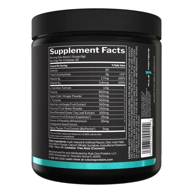 Rule1 Lean Mandarin Mango, 180 g 2