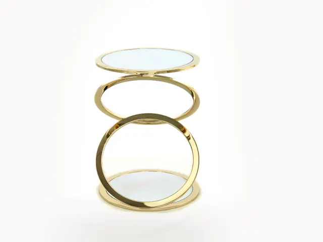 Aros 287760 τραπεζάκι Ø45 χρυσό 2