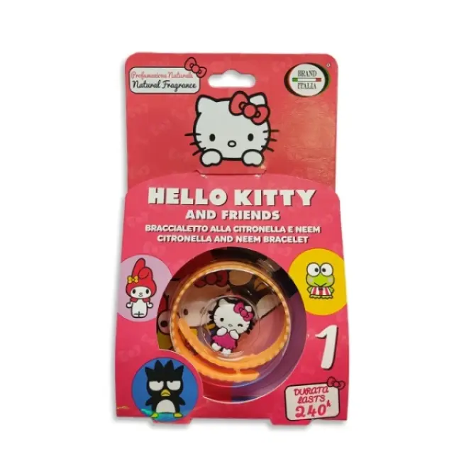 Brand Italia Hello Kitty Αντικουνουπικό Βραχιόλι, 1 Τεμάχιο