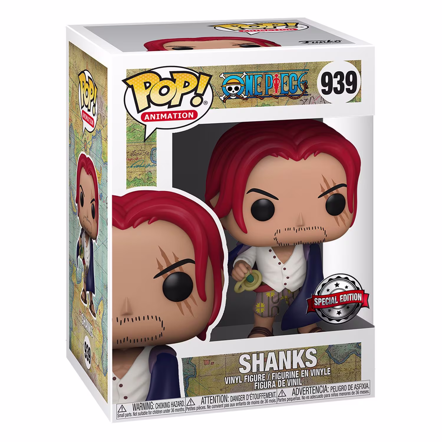 Funko Pop! Animation: One Piece – Shanks 939 Special Edition (Chase)