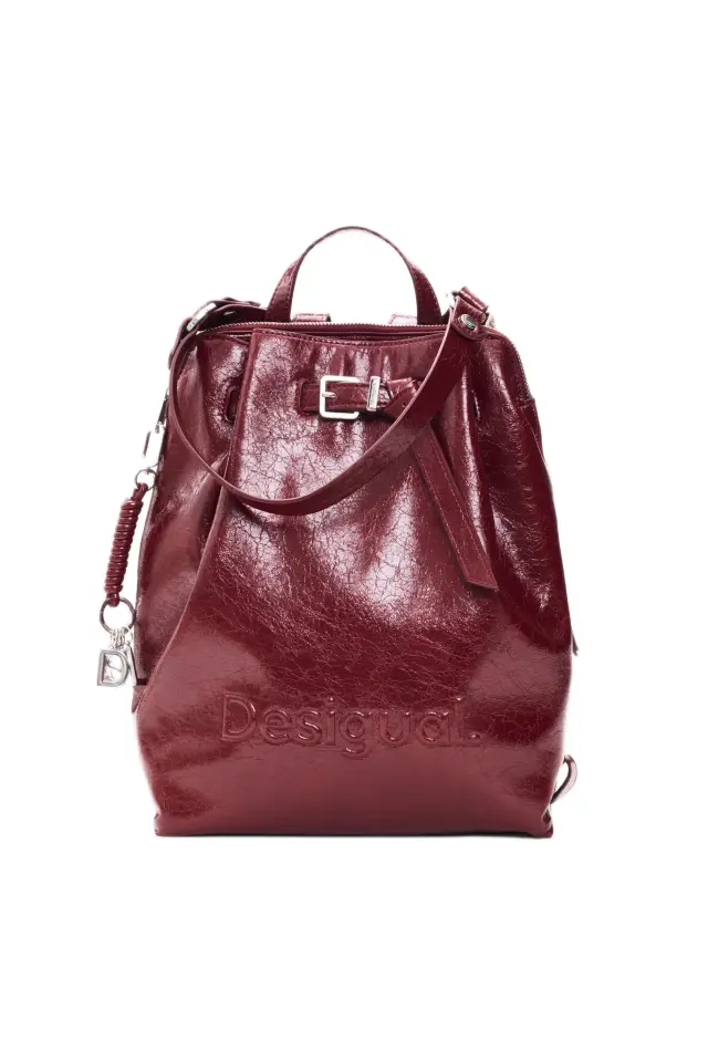Desigual - Γυναικεία Τσάντα Ώμου Luena 26WAKP14-3032 Κόκκινο