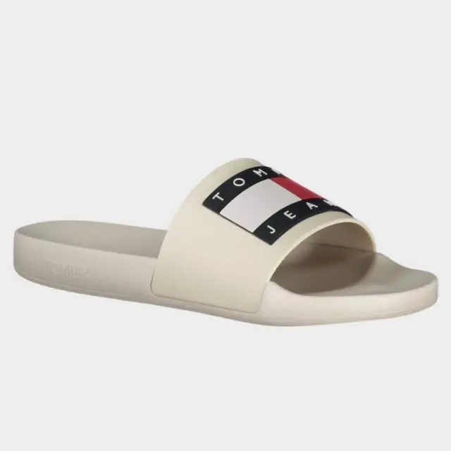 Tommy Hilfiger - Ανδρικές Παντόφλες Pool Slides EM0EM01191-TCR Εκρού - 46 2