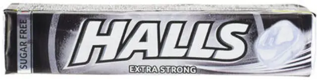 Halls Καραμέλες Extra Strong Χωρίς Ζάχαρη 32gr