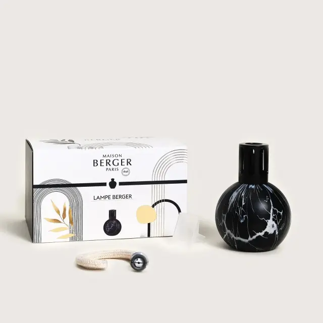 Maison Berger Paris Lampe Berger Black Marbled Καταλυτική Λάμπα Αρωματισμού και Καθαρισμού Αέρα του Χώρου