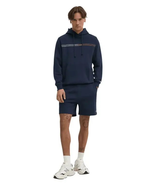 Tommy Hilfiger - Ανδρικό Φούτερ Regular Entry Graphic Hoodie DM0DM20847-C1G Μπλε Σκούρο 2