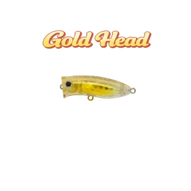 Harp Popper 40 – Τεχνητό δόλωμα επιφανείας - Gold Head