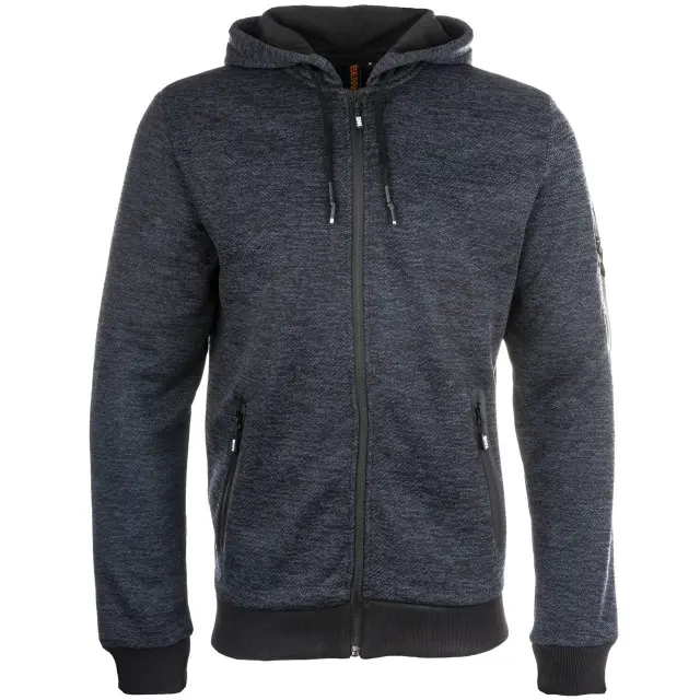 Ζακέτα ελευθέρου χρόνου με κουκούλα Bennon Olympos blue/grey - 2XL