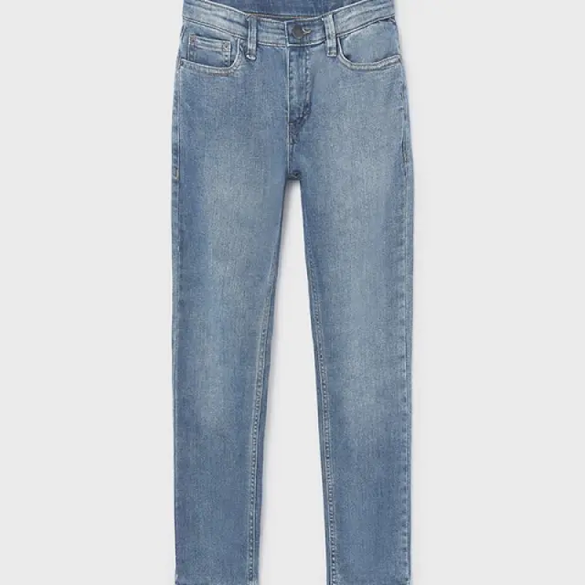 Junior 10 έως 18 ετών Παντελόνι τζιν regul fit βασικό πετροπλυμένο τζιν - 12Ε