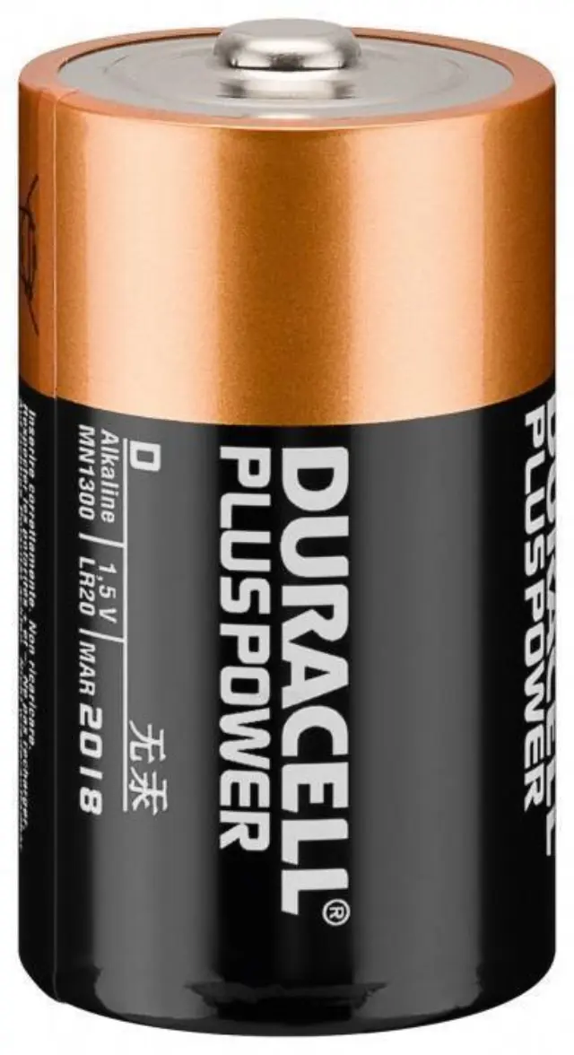 Duracell Plus Power Αλκαλικές Μπαταρίες D 1.5V 2τμχ 2