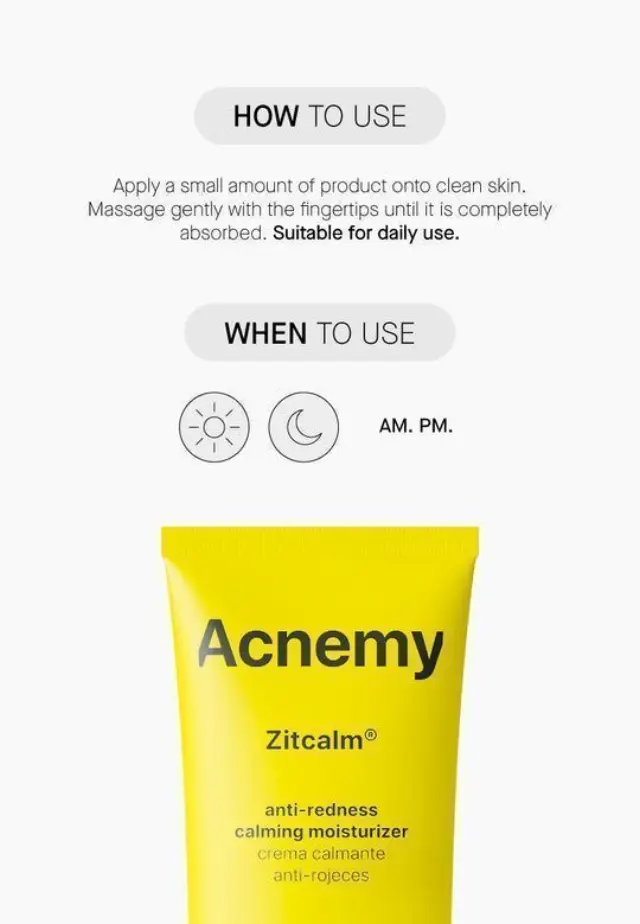 Niche Beauty Lab - Acnemy - Zitcalm Moisturizer Cream - Anti-redness Calming Moisturizer 50ml 2
