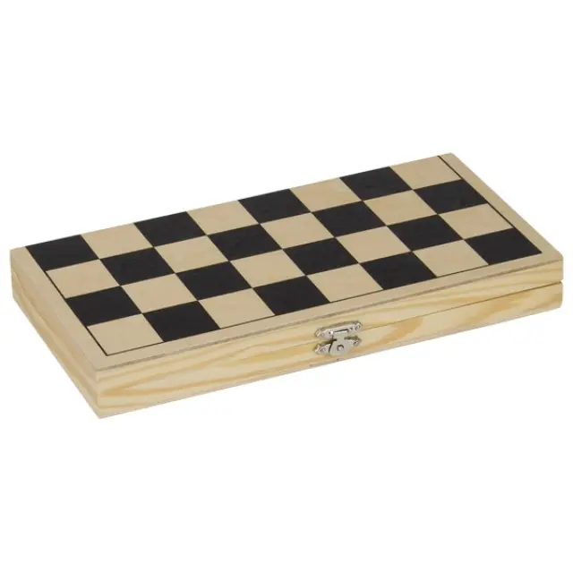 Goki Σκάκι Ξύλινο 26x26cm που κλείνει για 7+ ετών HS040 2
