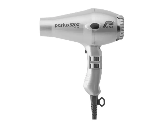 Επαγγελματικό Πιστολάκι Μαλλιών Parlux 3200 Plus με ισχύ 1900W και 4 θερμοκρασίες - Silver3200 Silver