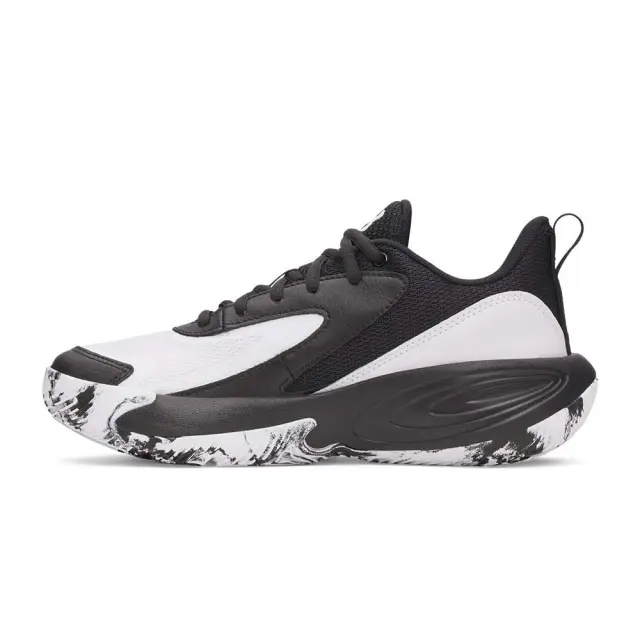 Under Armour Boy's Lockdown 8 (GS) Άσπρο - Μαύρο 6009398-001 (Under Armour) 2