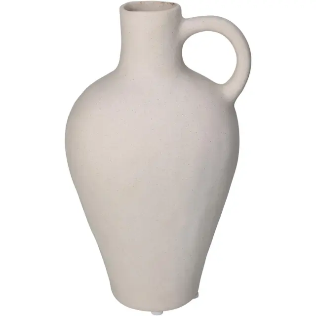 Βάζο Λευκό Πορσελάνη 14x11x25cm