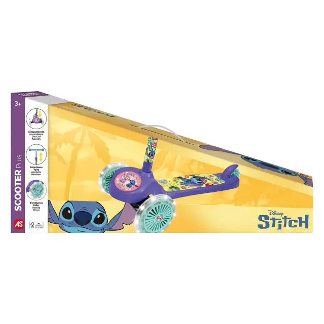 Scooter Plus Disney Stitch με Φωτιζόμενες Ρόδες (5004-50277) 3