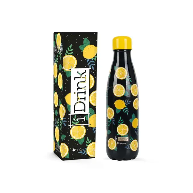 ΠΑΓΟΥΡΙ i DRINK ID0071 THERM BOTTLE 500ml LEMON