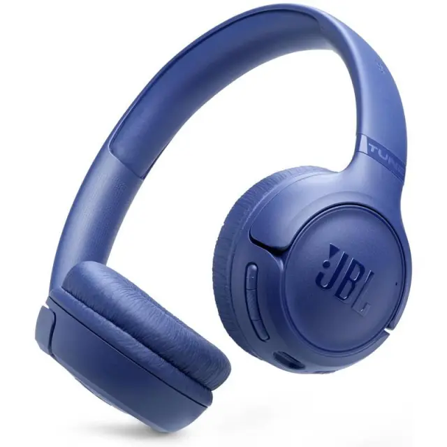 Bluetooth Stereo Ακουστικά JBL Tune 530BT On-ear με Pure Bass 2-Mic BT6.0 και έως 76h Playtime Μπλε