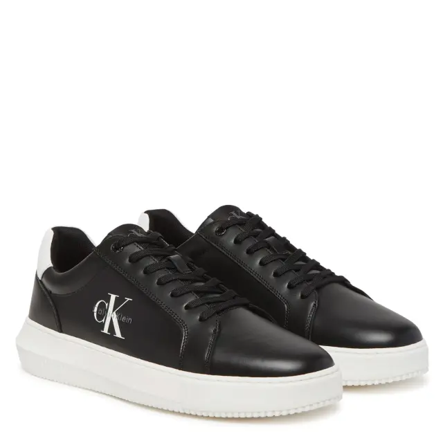 Ανδρικά Δερμάτινα Sneakers Calvin Klein YM0YM01317-0GJ Μαύρα Μαύρο - 43 2