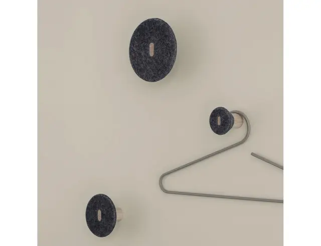 Σετ κρεμάστρες τοίχου Blomus Pela - Dark Gray - 3 τεμάχια25553 3