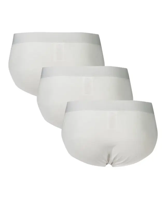 Bikkembergs - Ανδρικά Σλιπ 3Pack BKK1USP10TR-WHITE Λευκό 2