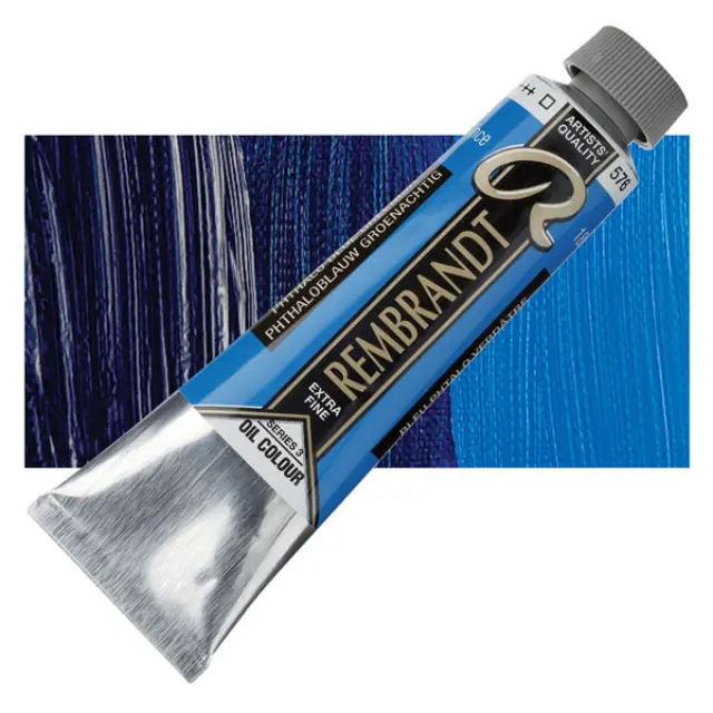 Λάδι Talens Rembrandt - 576 Phthalo Blue Greenish - 40ml