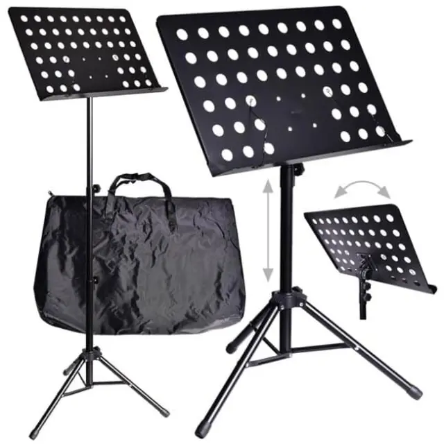 SUPRIMO D5 stand, music stand, lyrics stand + cover