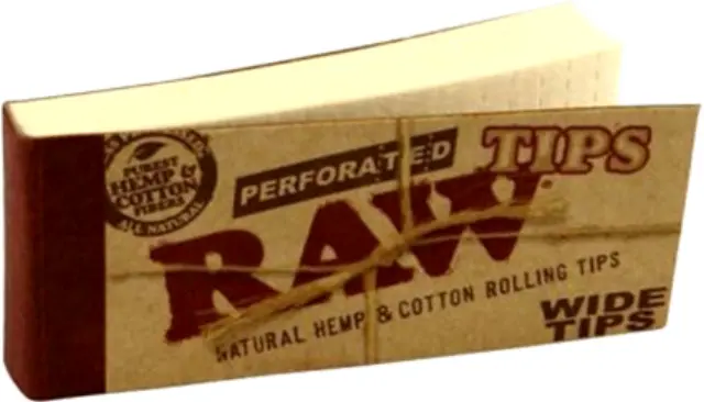 RAW - Τζιβάνες φαρδιές Perforated Wide Tips - 50 x 1τεμ