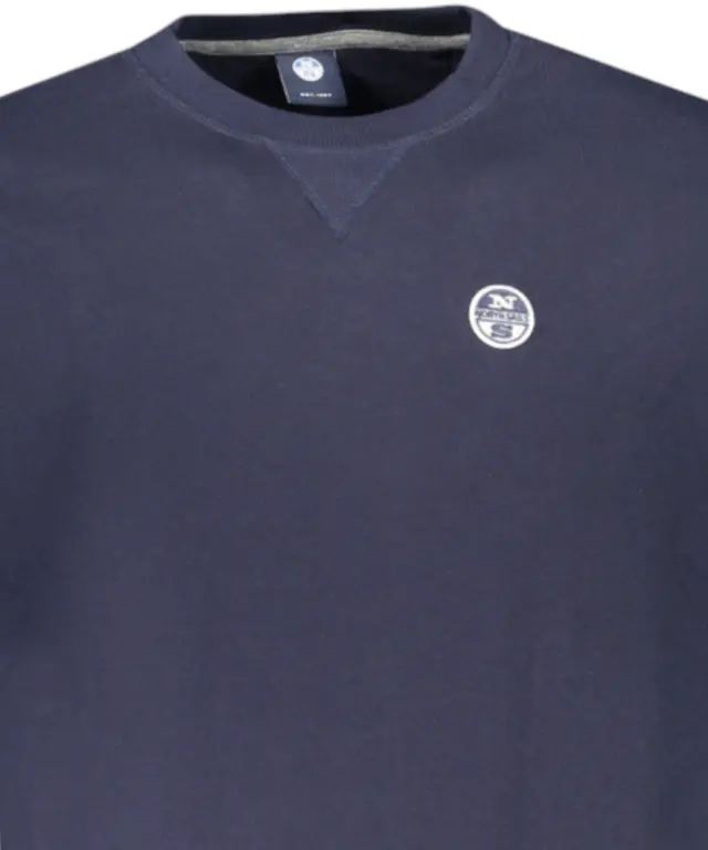 North Sails - Ανδρικό Φούτερ Hoodie Regular Fit 993022-000-0802 Μπλε Σκούρο 3
