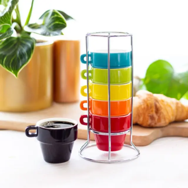 Pylones Σετ 6 φλυτζάνια Ristretto (60ml): Café Stretto