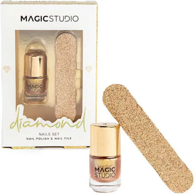 Magic Studio Shimmer Σετ Βερνίκια Νυχιών Χρυσό