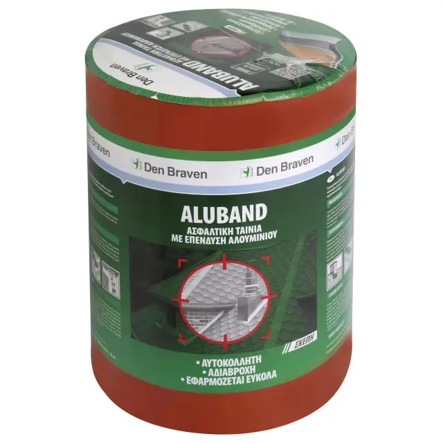 Bostik Den Braven Aluband - Ασφαλτική Ταινία με Επικάλυψη Αλουμινίου Κεραμιδί 20cmx10m (20043600) 3
