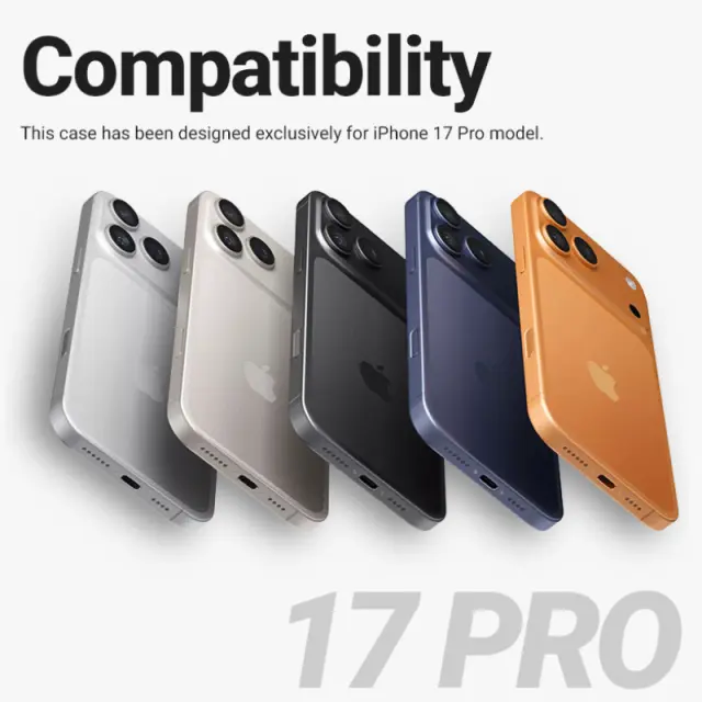 Crong Color Cover Magnetic - Case MagSafe iPhone 17 Pro (black) 3