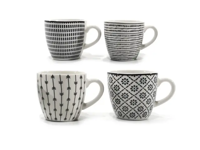 Κούπα 40cl Πορσελάνη New Bone China Σε 4 Σχέδια