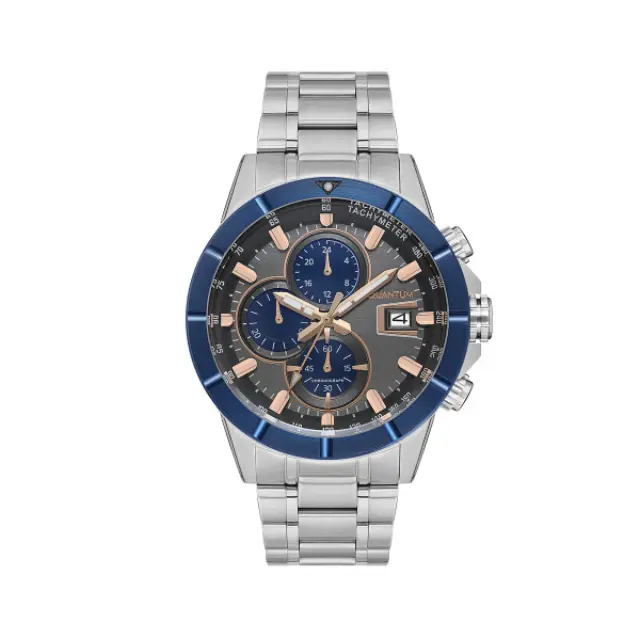 Quantum Hunter, Men's Watch, Silver Metallic Bracelet HNG1067.360