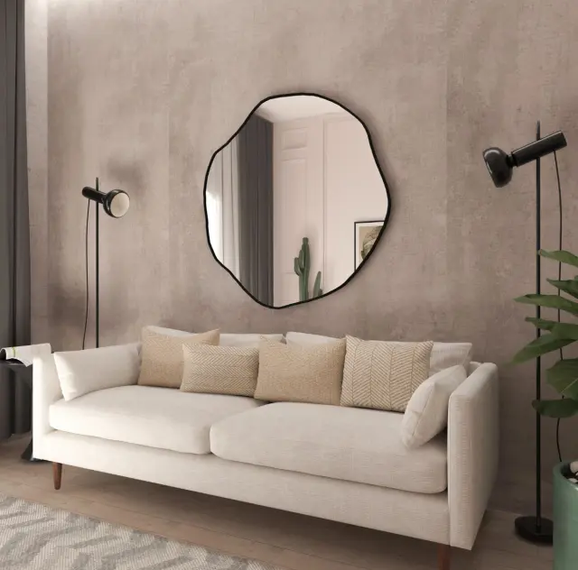 Stewehome Μοντέρνος Σχεδιασμός Καθρέφτης 63x63 cm 3