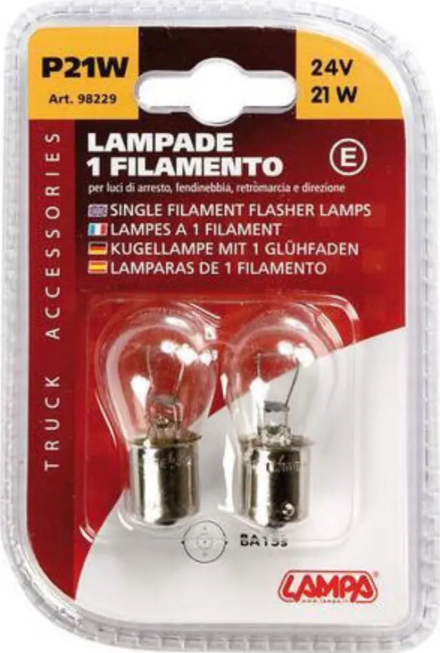 Lampa P21W Single filament 24V 2τμχ 98229
