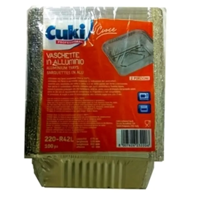 Cuki 220 (S14Β) Σκεύος Αλουμινίου 1X100 Tεμάχια